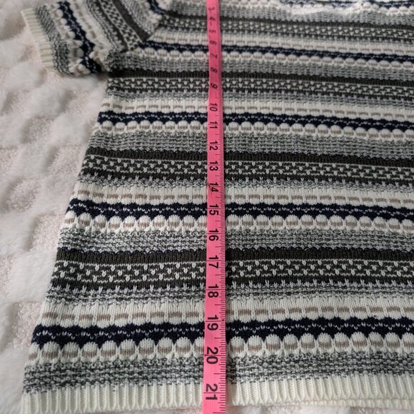 Vintage striped crochet tee - Picture 7 of 9